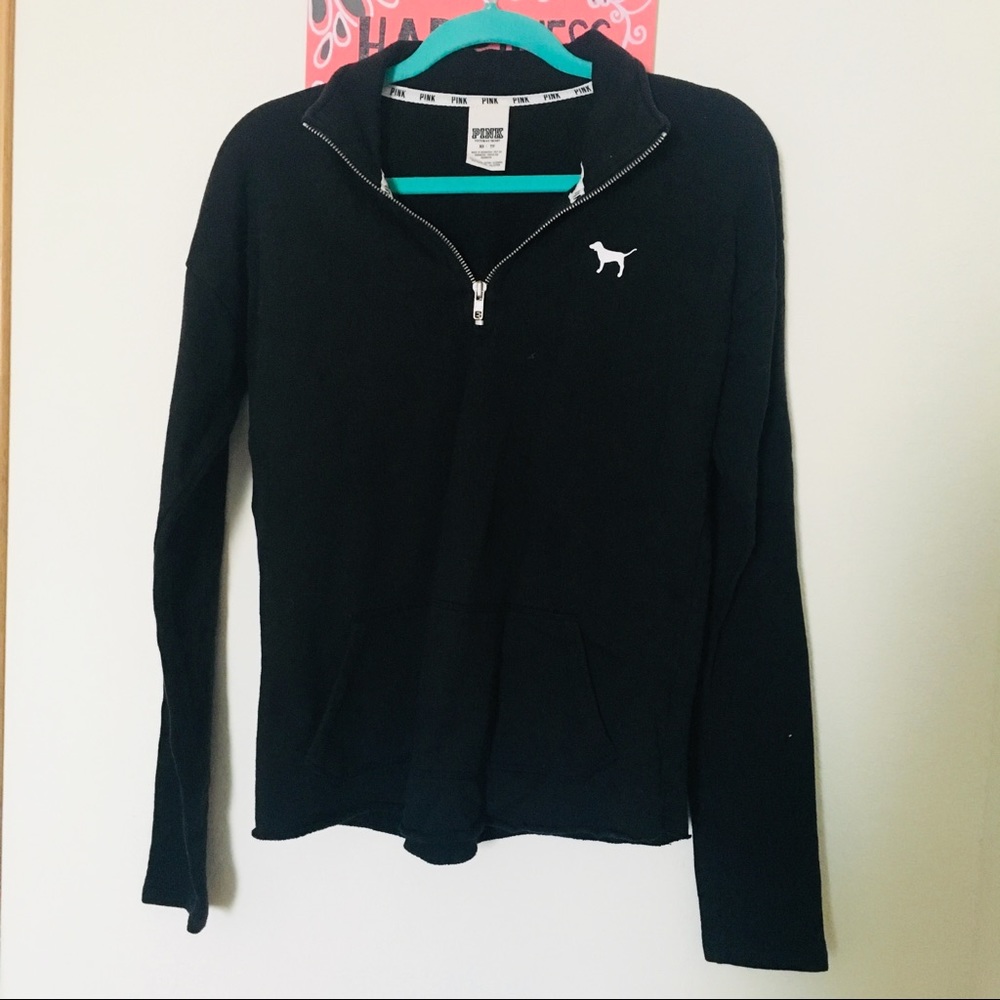 💖PINK Quarter Zip Sweater💖